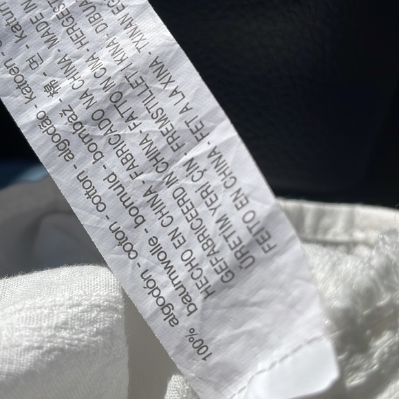 Zara Swiss dot button down shirt top 12-18 months - Picture 6 of 8